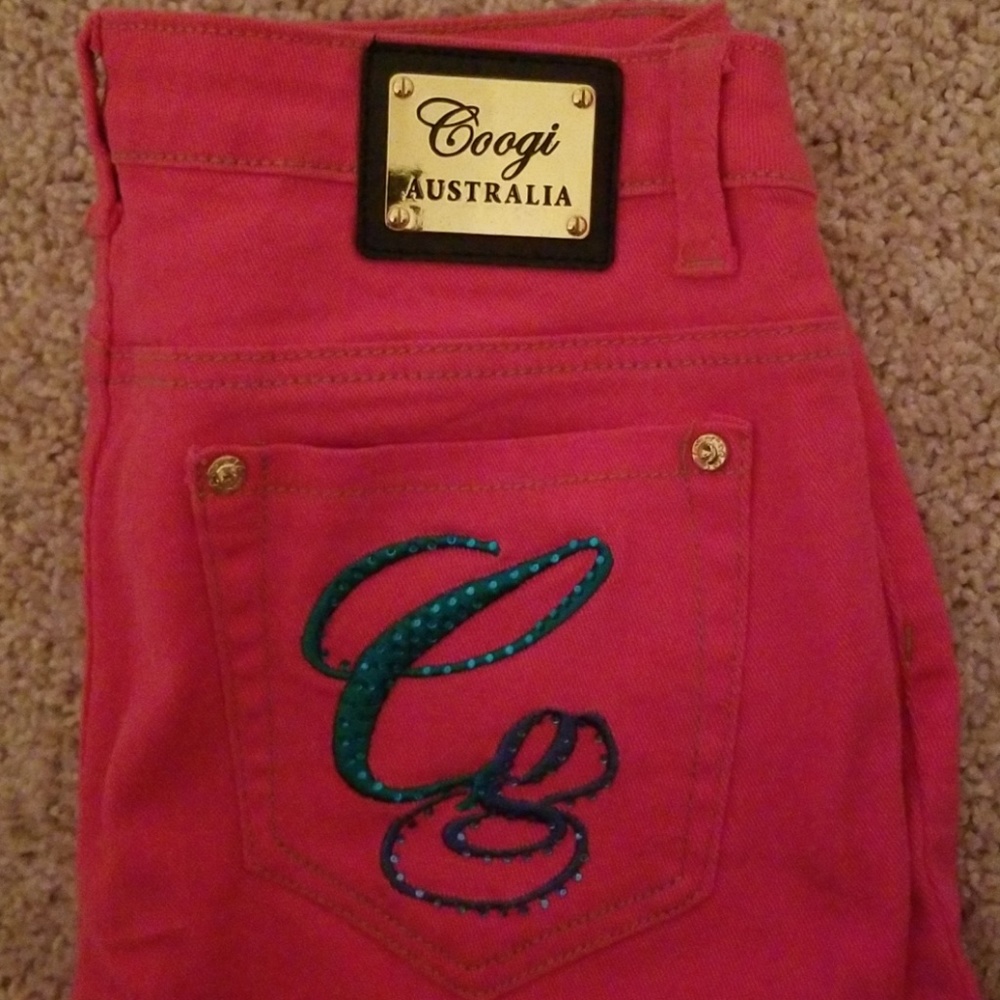 Used Hot Pink Coogi Shorts Size 9/10 - Picture 4 of 5